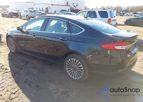2018 Ford Fusion Hybrid Titanium from USA, damaged, VIN 3FA6P0RU0JR248882